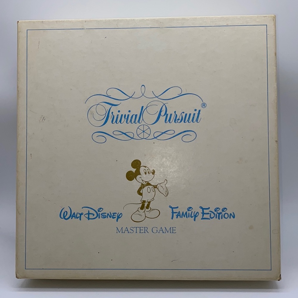 Trivial Pursuit Walt Disney Family Edition Master Board Game 1985 Vintage